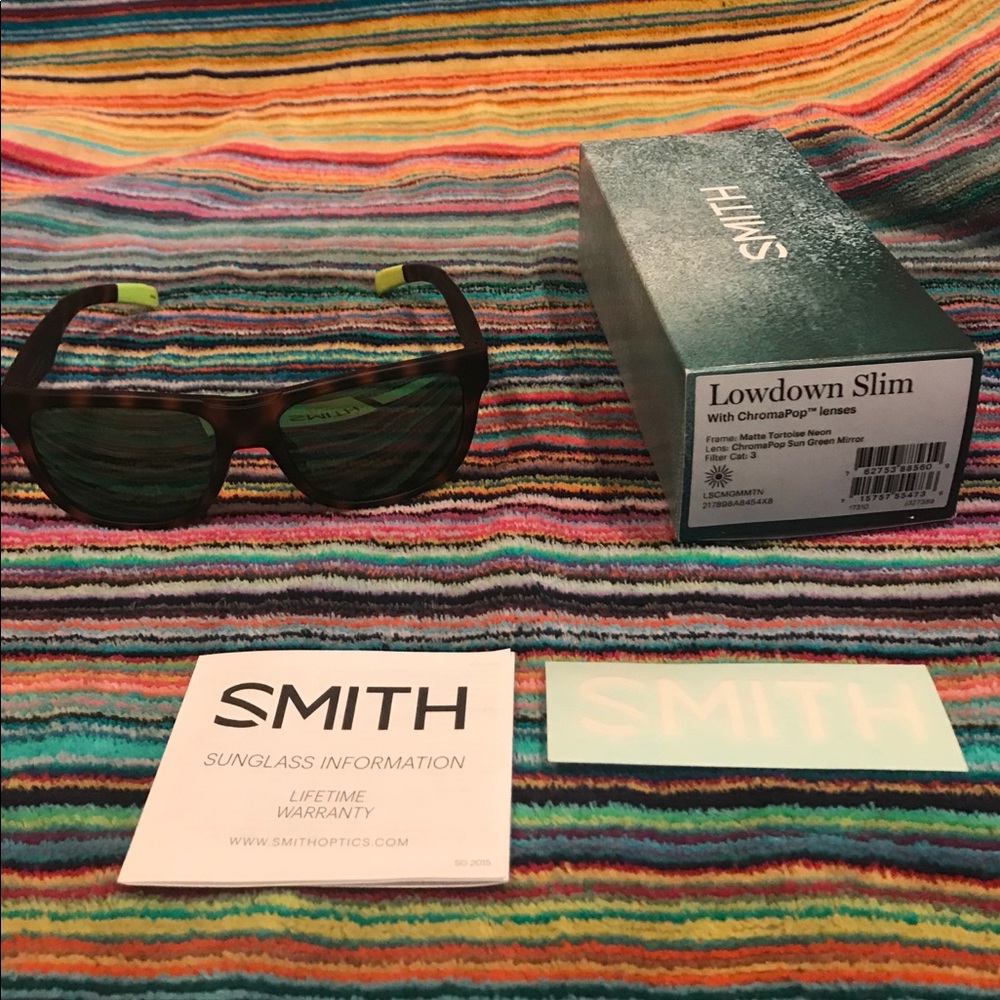 EUC Smith Lowdown Slim sunglasses.